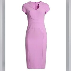 Black Halo Gypsie Rose Cap Sleeve Sheath Dress NWT Size 8